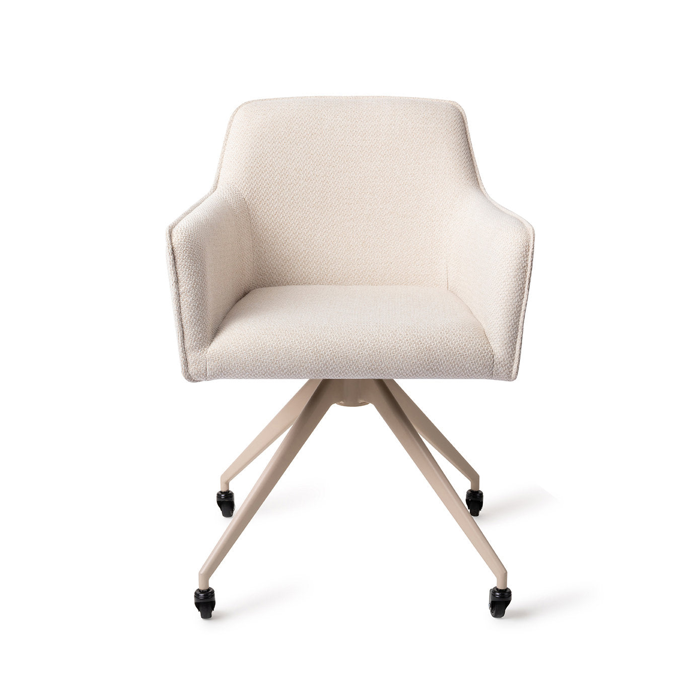 Jesper Home Hofu Enoki Eetkamerstoel - Glide Beige - KwaliteitWonen.nl