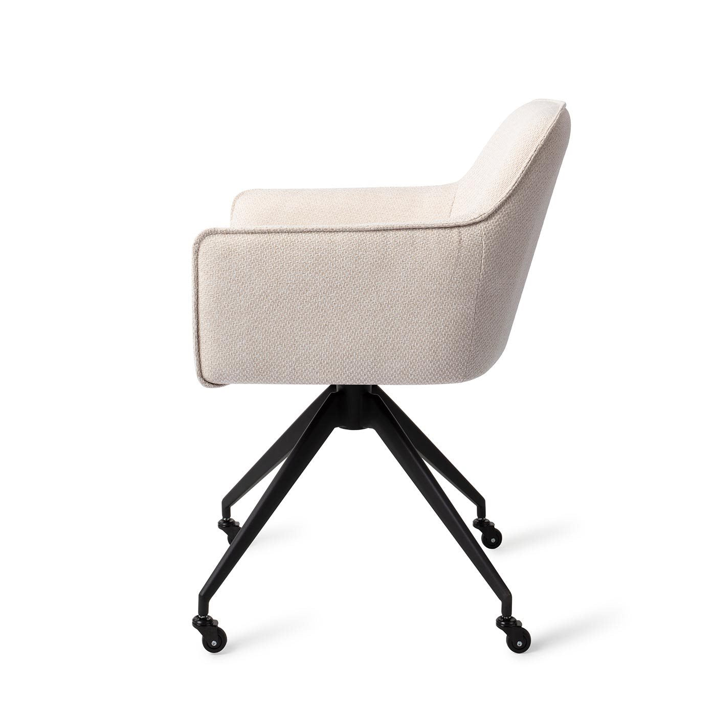 Jesper Home Hofu Enoki Eetkamerstoel - Glide Black - KwaliteitWonen.nl