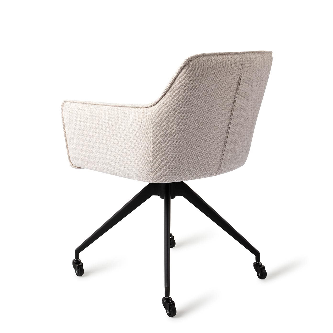 Jesper Home Hofu Enoki Eetkamerstoel - Glide Black - KwaliteitWonen.nl