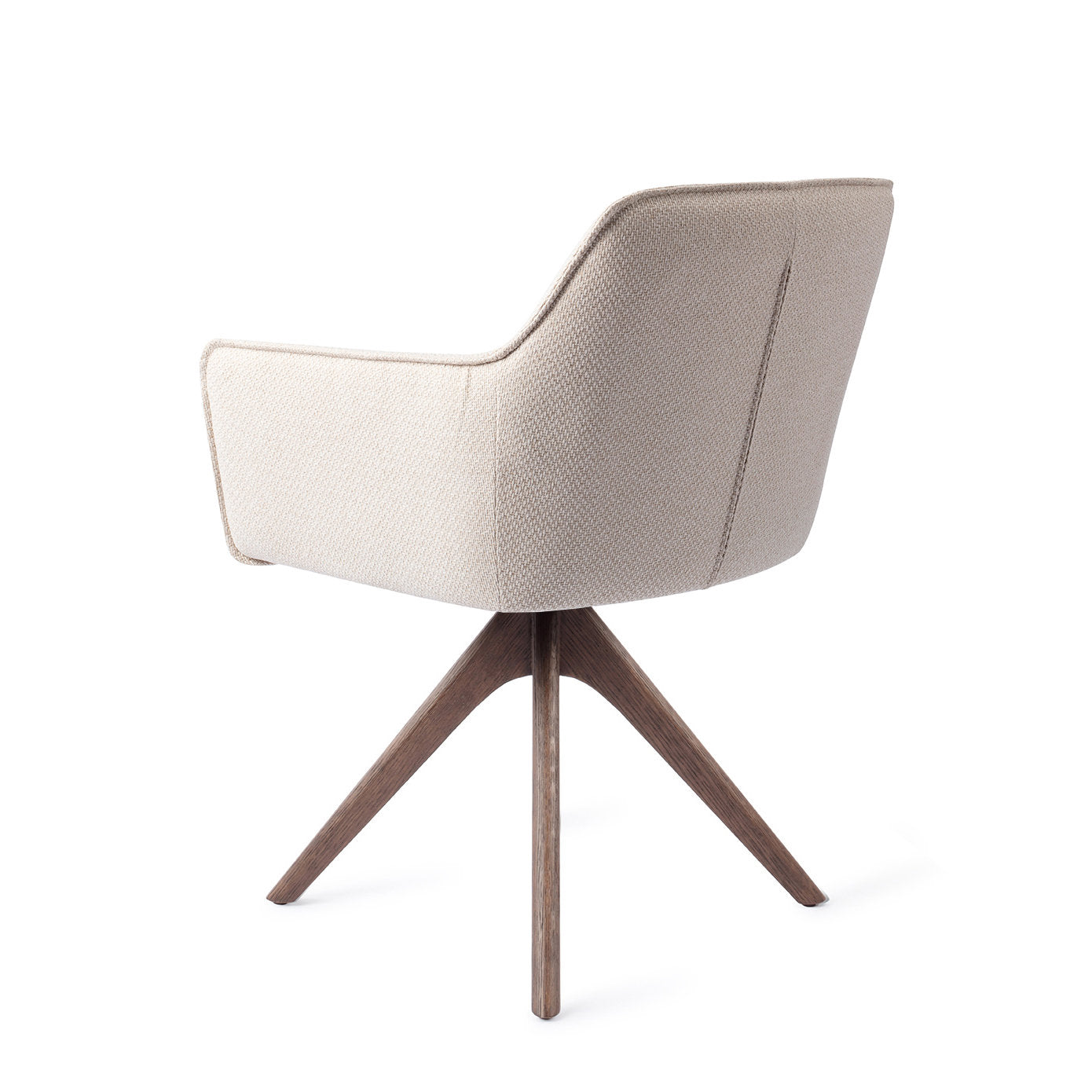 Jesper Home Hofu Enoki Eetkamerstoel - Revolve Oak Walnut - KwaliteitWonen.nl