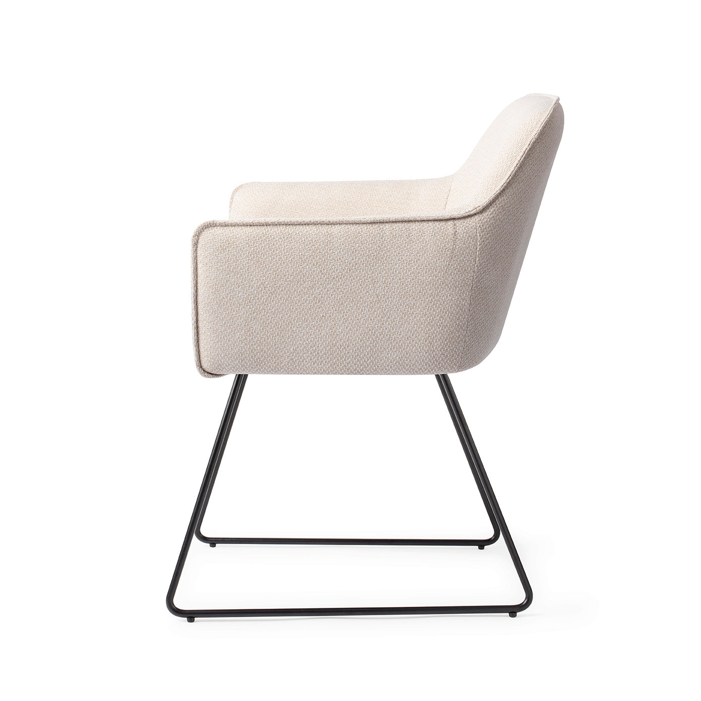 Jesper Home Hofu Enoki Eetkamerstoel - Slide Black - KwaliteitWonen.nl