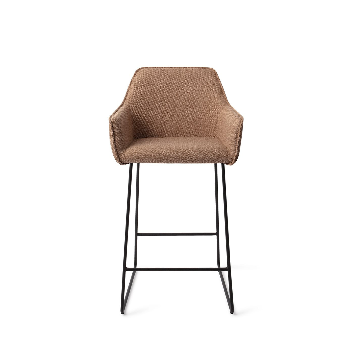 Jesper Home Hofu French Toast Barkruk - Slide Black (L) - KwaliteitWonen.nl