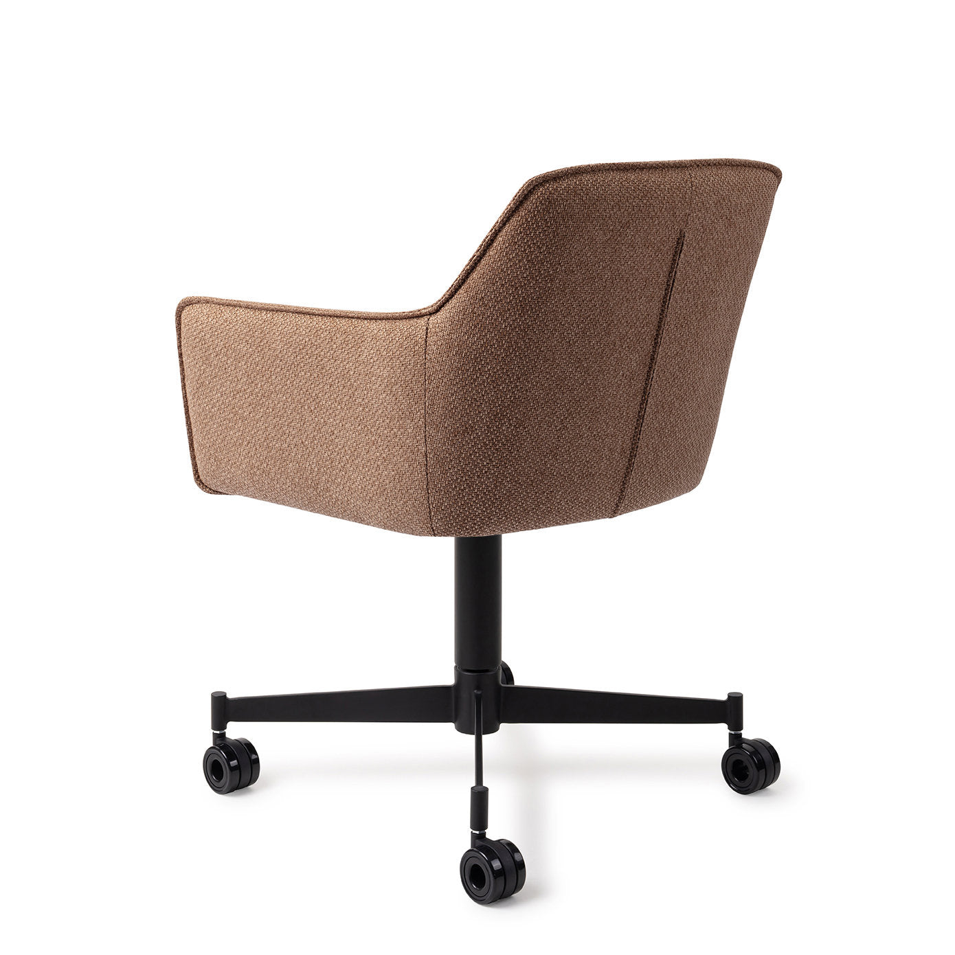 Jesper Home Hofu French Toast Eetkamerstoel - Caster Black - KwaliteitWonen.nl