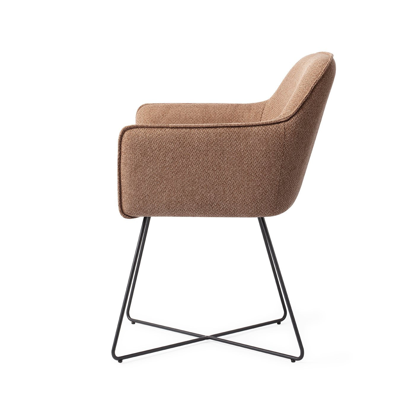 Jesper Home Hofu French Toast Eetkamerstoel - Cross Black - KwaliteitWonen.nl