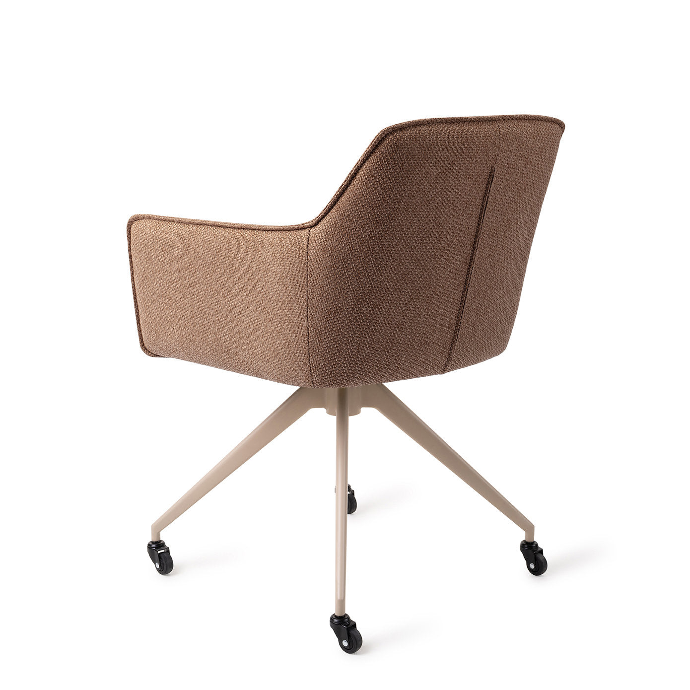 Jesper Home Hofu French Toast Eetkamerstoel - Glide Beige - KwaliteitWonen.nl