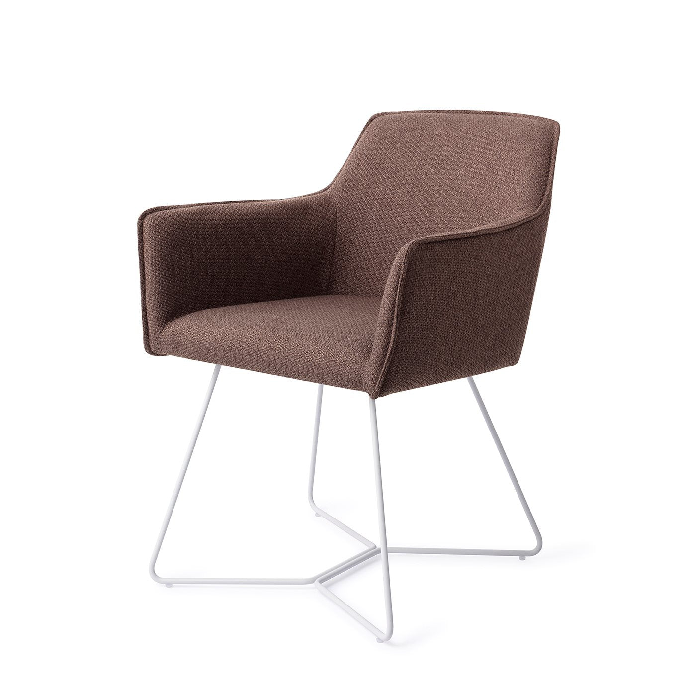 Jesper Home Hofu Potters Clay Eetkamerstoel - Beehive White - KwaliteitWonen.nl