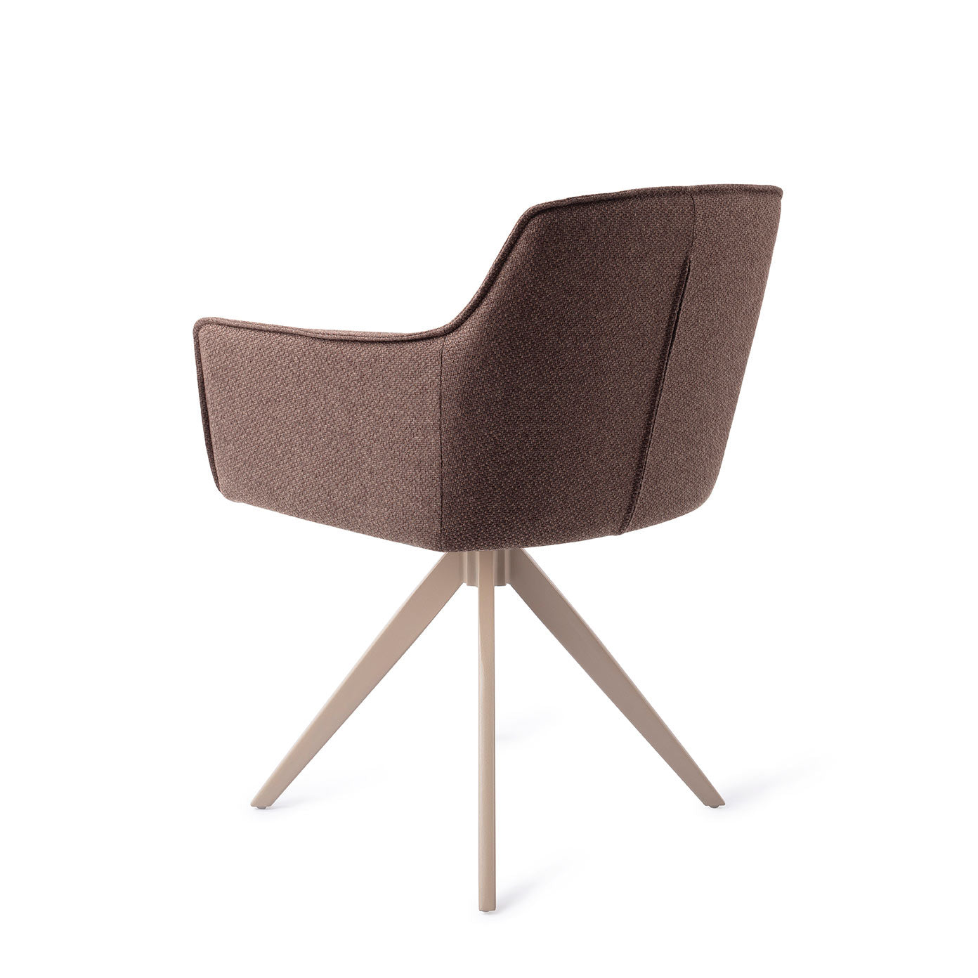 Jesper Home Hofu Potters Clay Eetkamerstoel - Turn Beige - KwaliteitWonen.nl