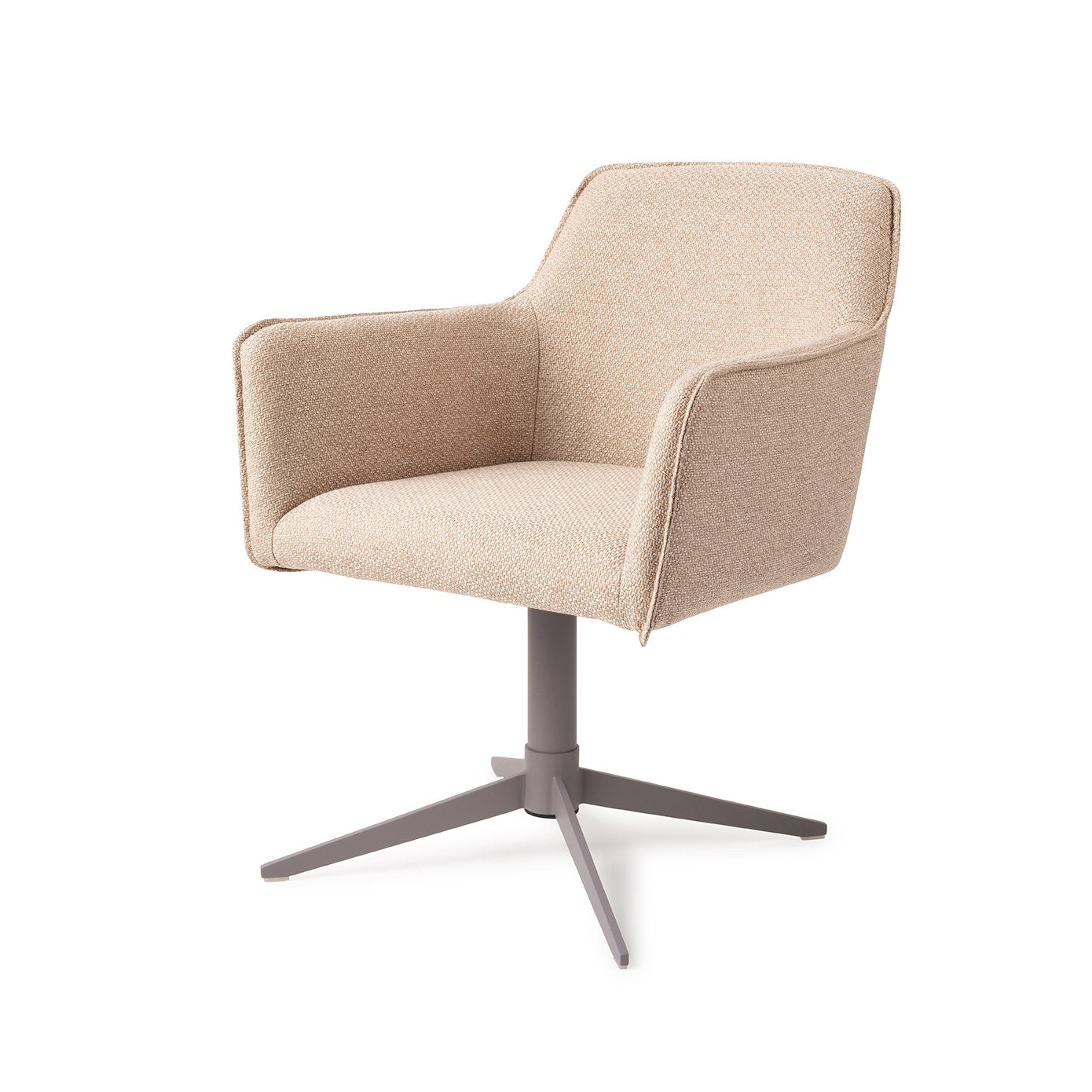 Jesper Home Hofu Wild Walnut Eetkamerstoel - Quad Grey - KwaliteitWonen.nl