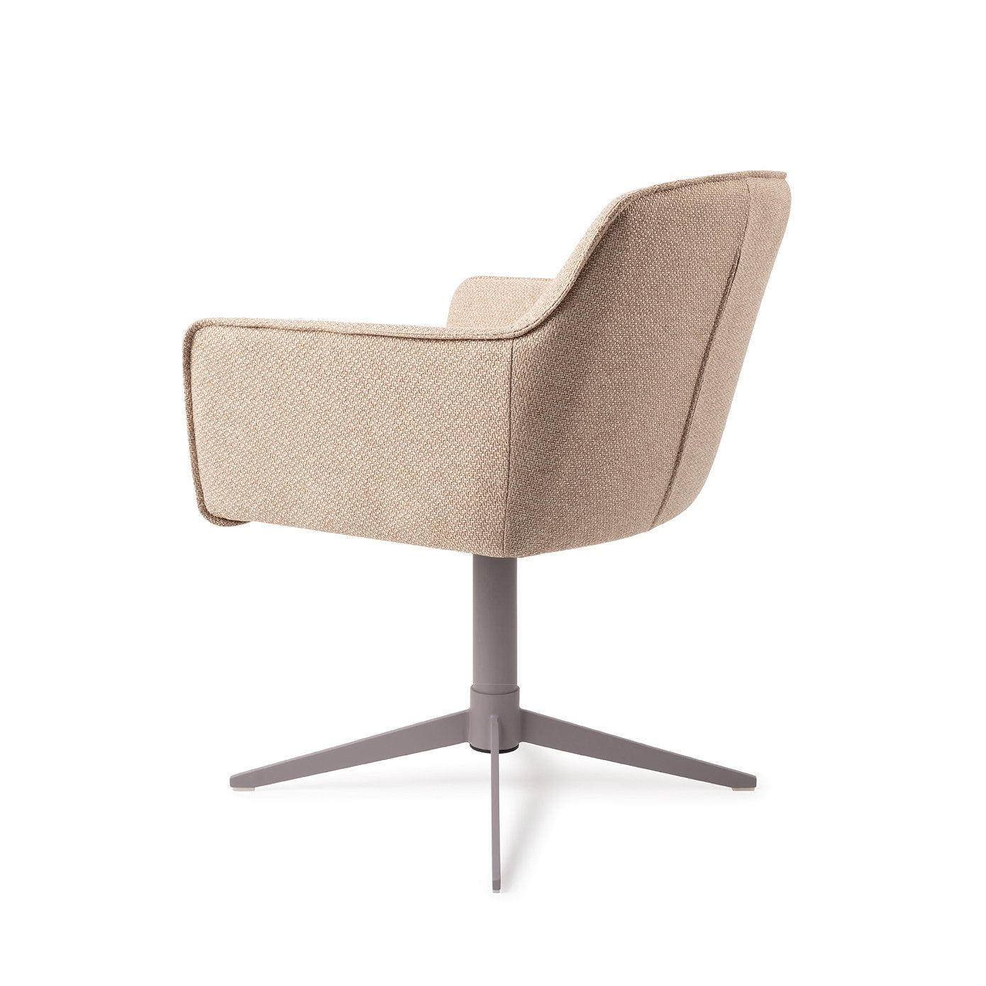 Jesper Home Hofu Wild Walnut Eetkamerstoel - Quad Grey - KwaliteitWonen.nl