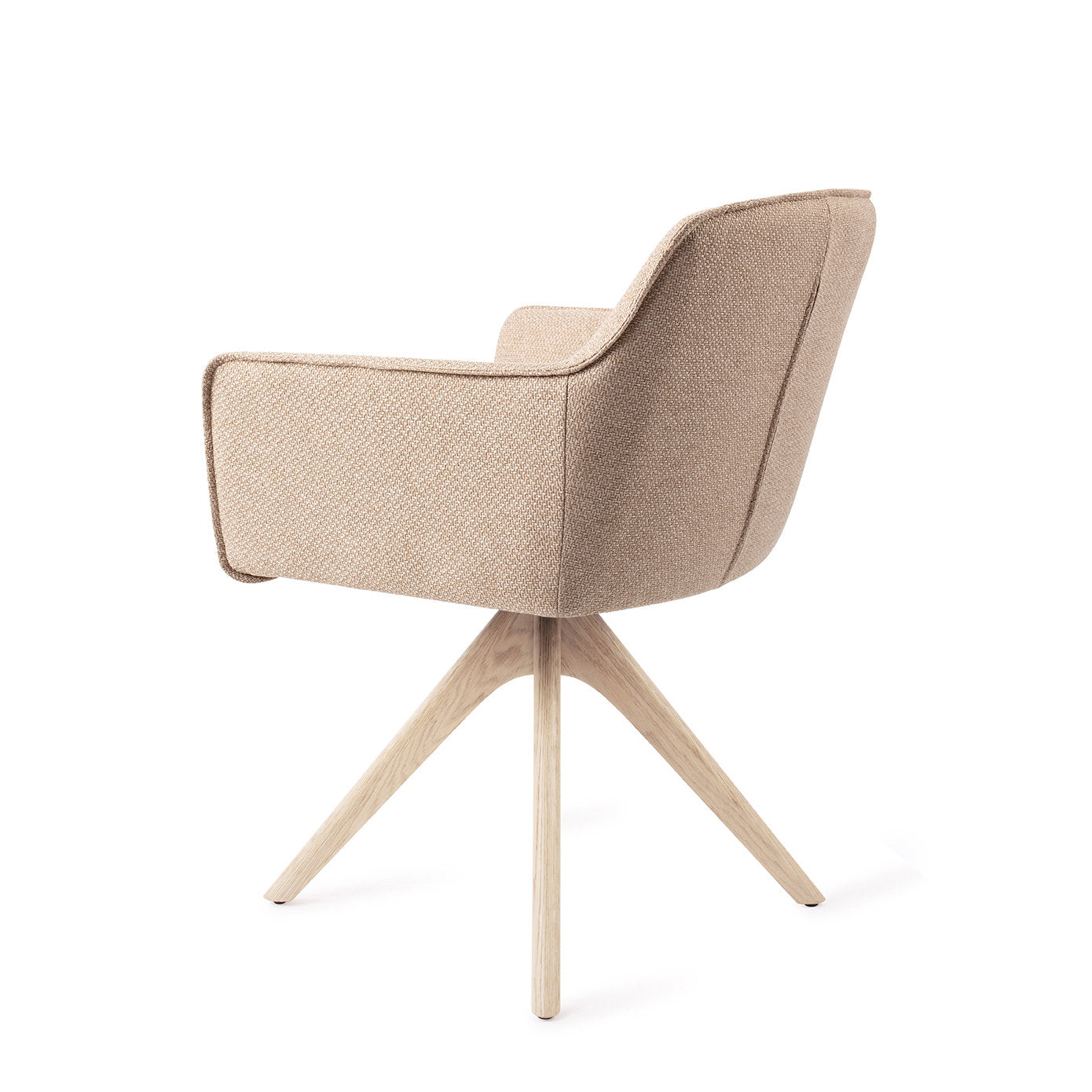 Jesper Home Hofu Wild Walnut Eetkamerstoel - Revolve Oak Bleach - KwaliteitWonen.nl