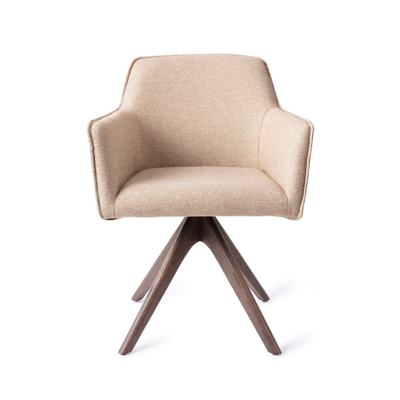 Jesper Home Hofu Wild Walnut Eetkamerstoel - Revolve Oak Walnut - KwaliteitWonen.nl