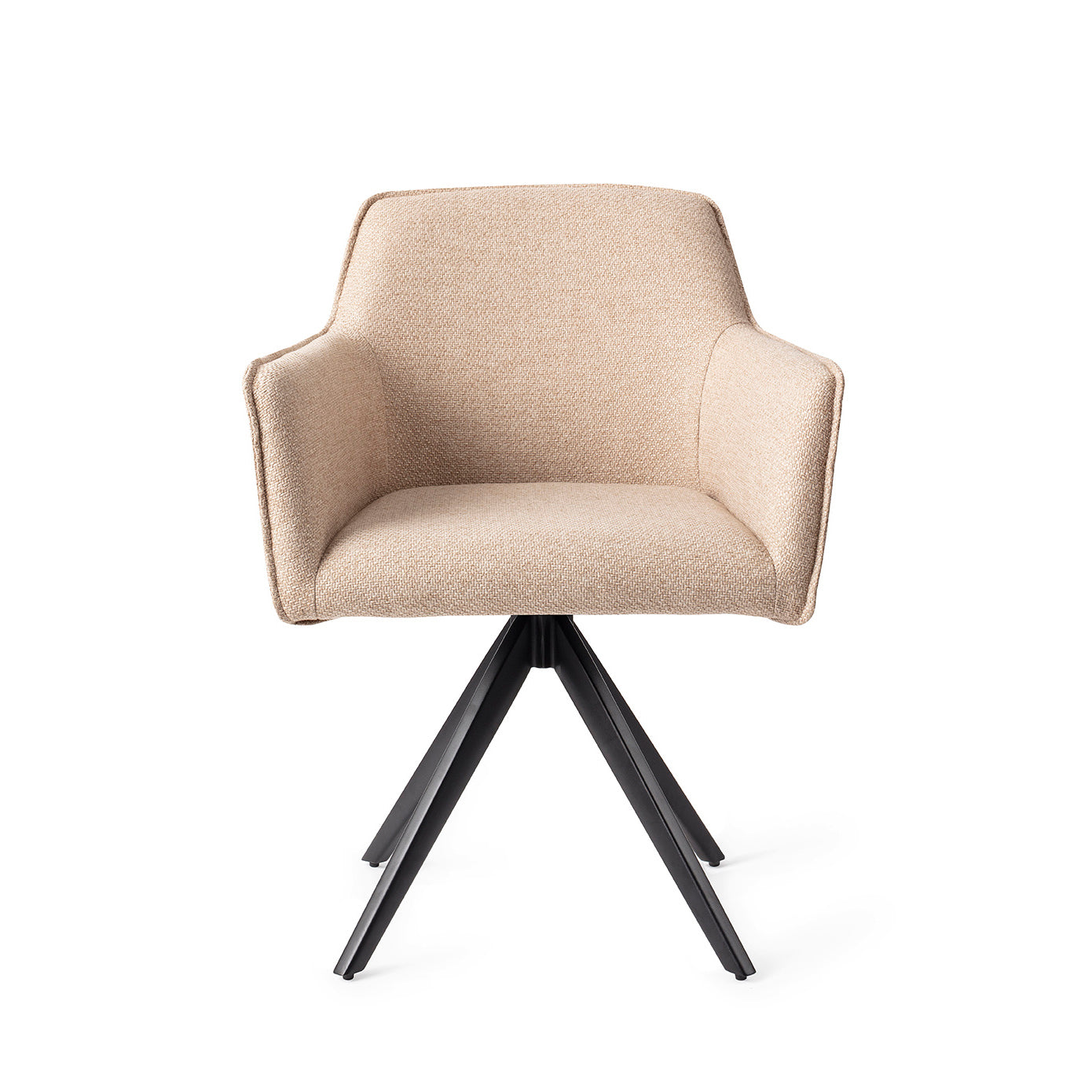 Jesper Home Hofu Wild Walnut Eetkamerstoel - Turn Black - KwaliteitWonen.nl