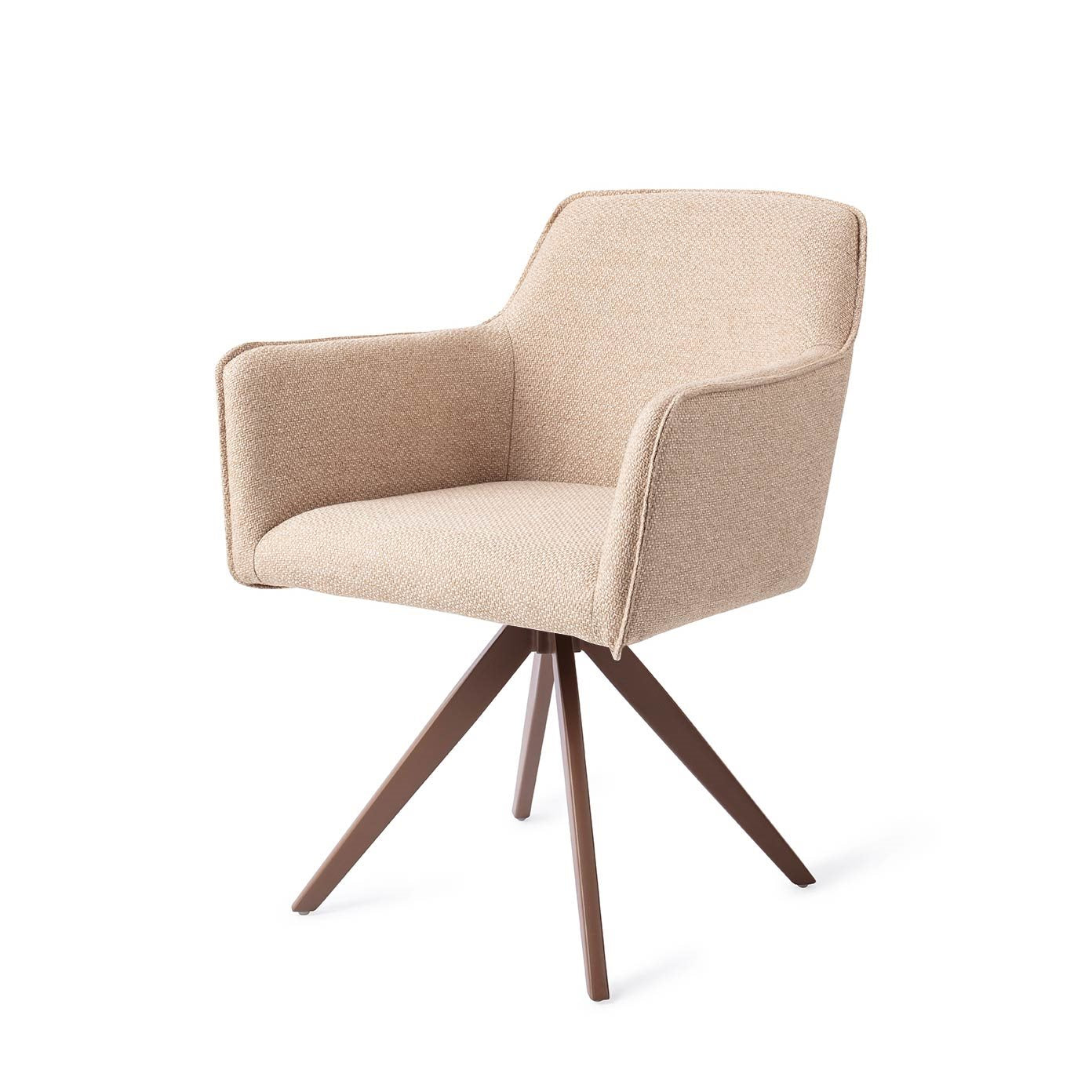 Jesper Home Hofu Wild Walnut Eetkamerstoel - Turn Brown - KwaliteitWonen.nl