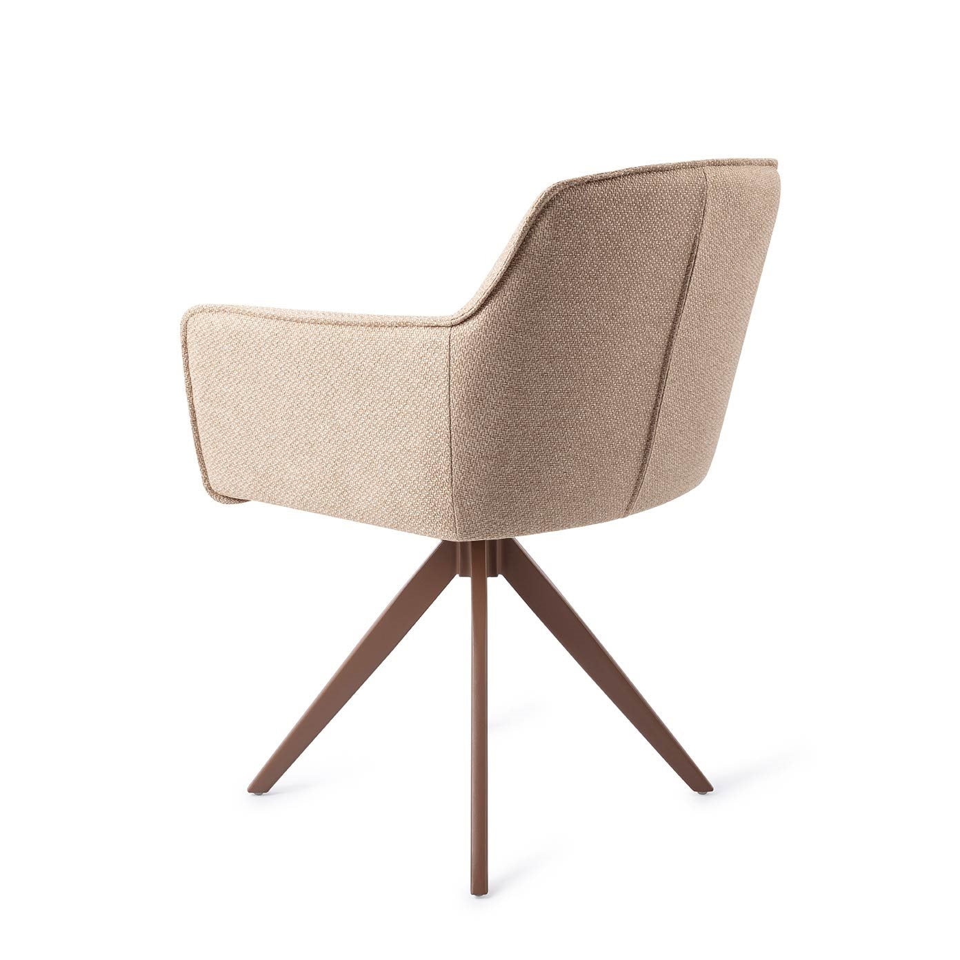 Jesper Home Hofu Wild Walnut Eetkamerstoel - Turn Brown - KwaliteitWonen.nl