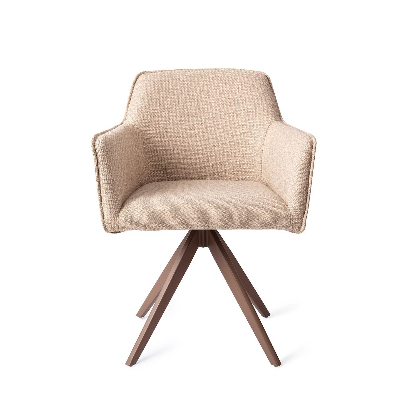 Jesper Home Hofu Wild Walnut Eetkamerstoel - Turn Brown - KwaliteitWonen.nl