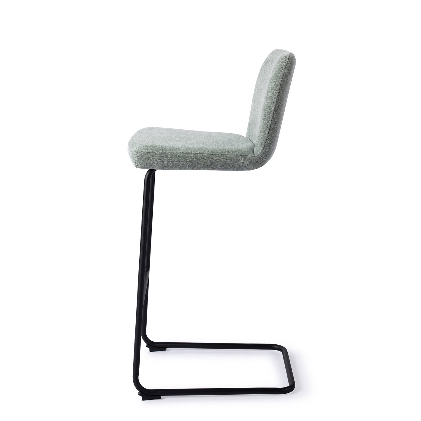 Jesper Home Ikata Breezy Blue Barkruk (H) - Bar Arch Black - KwaliteitWonen.nl