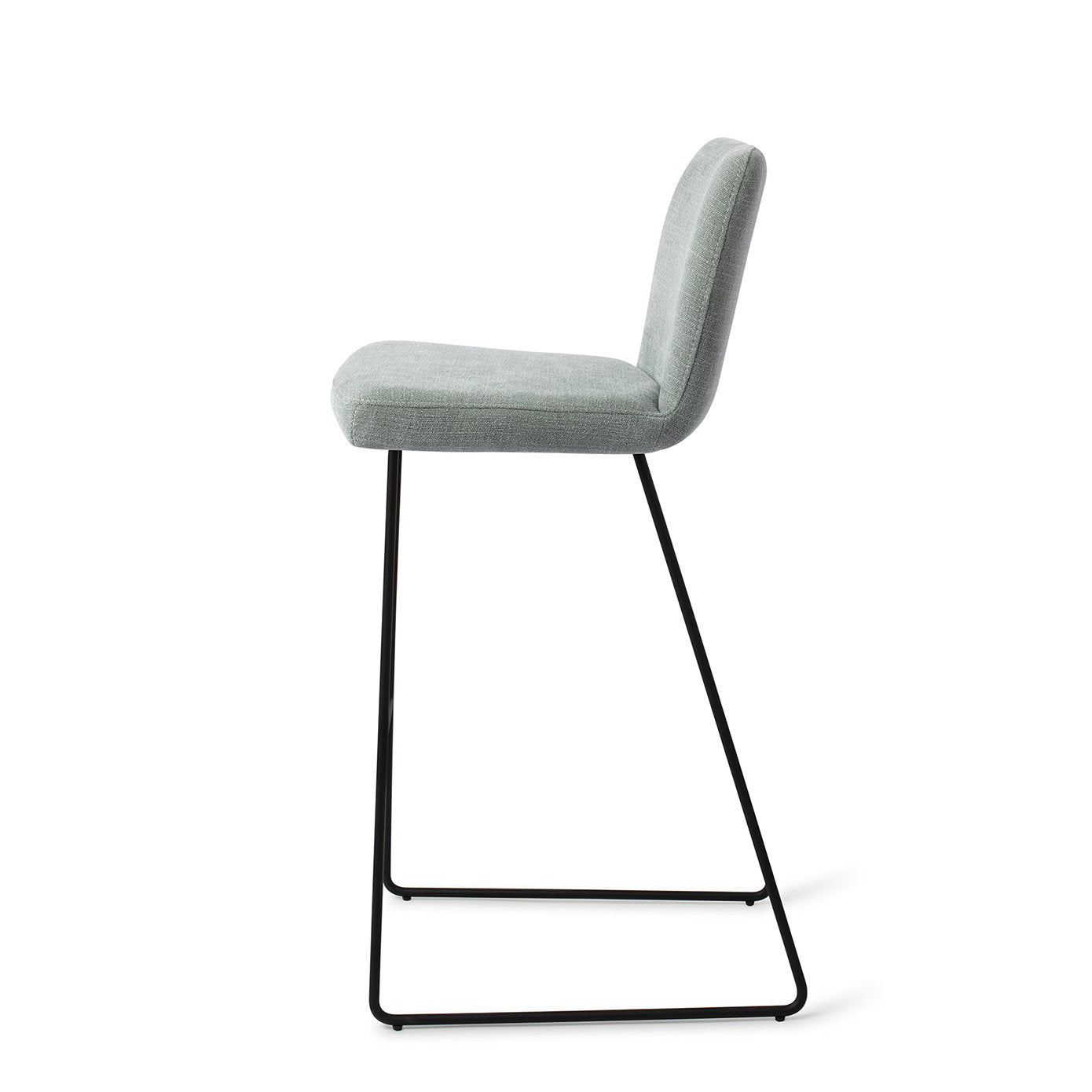 Jesper Home Ikata Breezy Blue Barkruk (H) - Bar Slide Black - KwaliteitWonen.nl