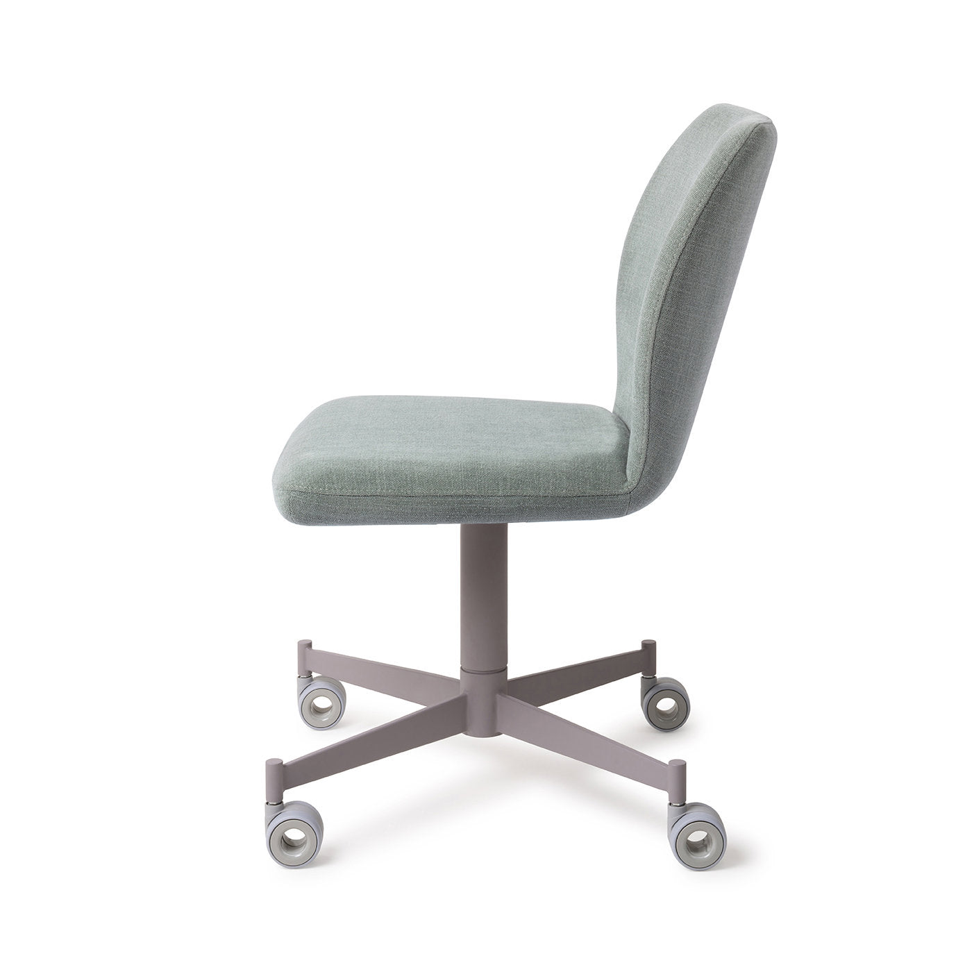 Jesper Home Ikata Breezy Blue Eetkamerstoel - Caster Grey - KwaliteitWonen.nl