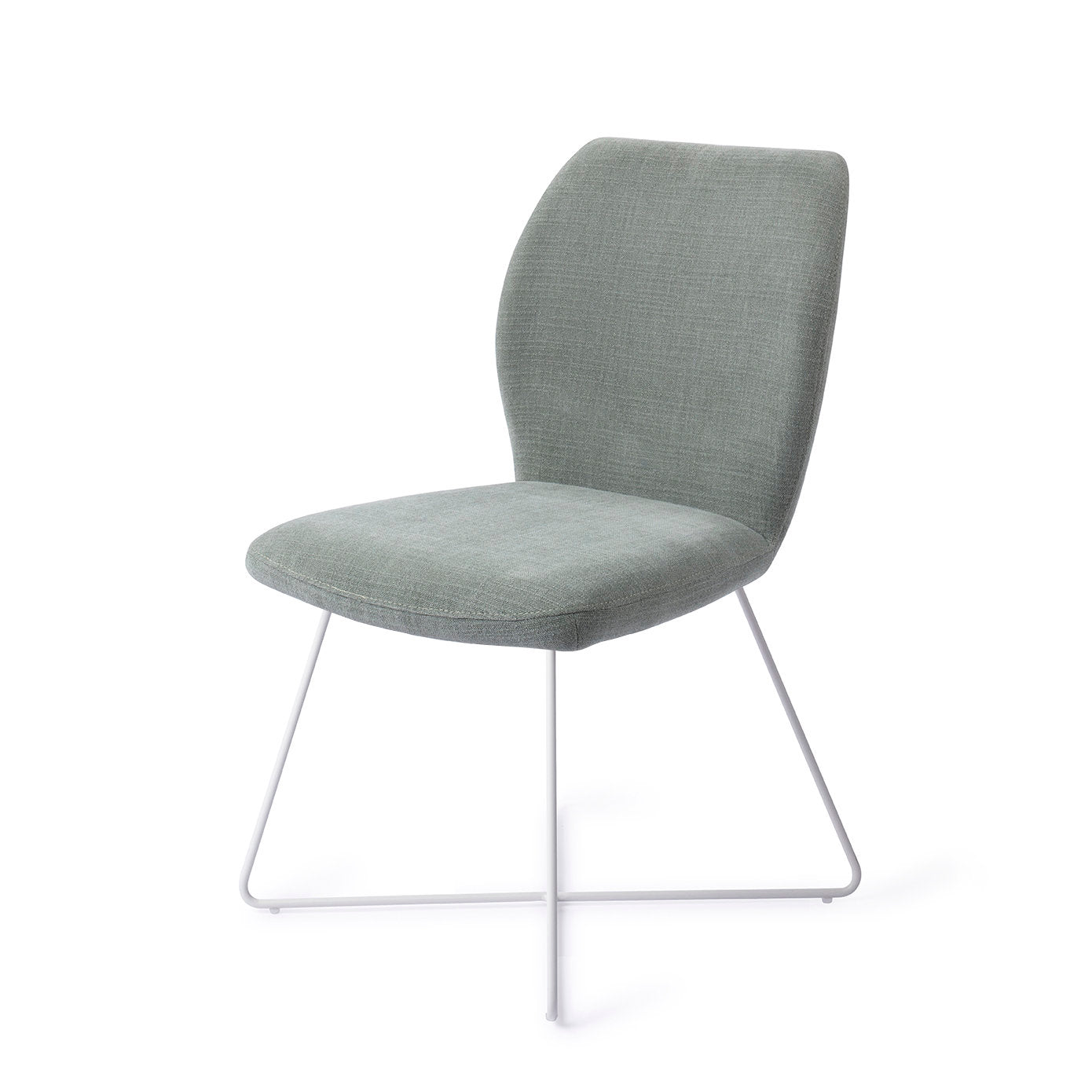 Jesper Home Ikata Breezy Blue Eetkamerstoel - Cross White - KwaliteitWonen.nl