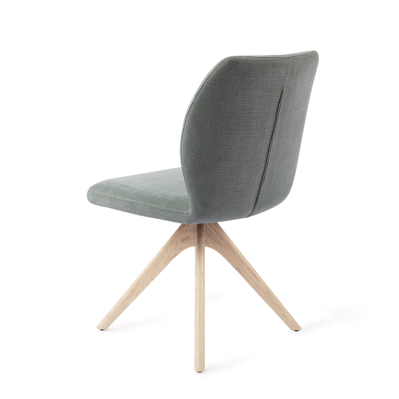 Jesper Home Ikata Breezy Blue Eetkamerstoel - Revolve Oak Bleach - KwaliteitWonen.nl