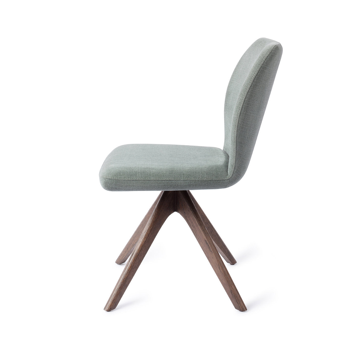 Jesper Home Ikata Breezy Blue Eetkamerstoel - Revolve Oak Walnut - KwaliteitWonen.nl