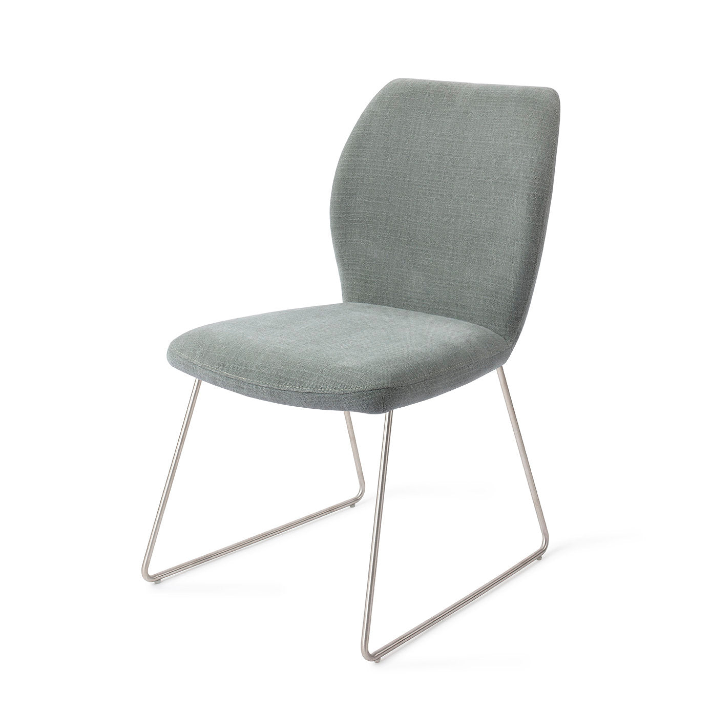 Jesper Home Ikata Breezy Blue Eetkamerstoel - Slide Steel - KwaliteitWonen.nl
