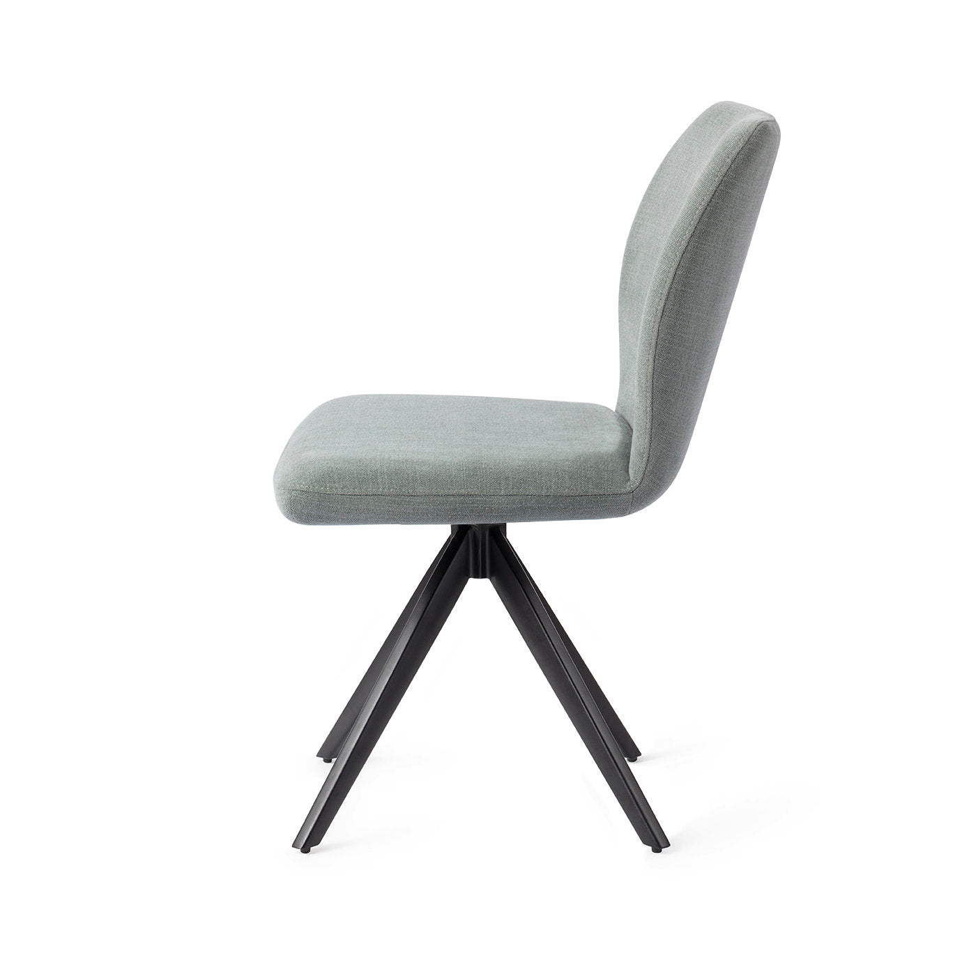 Jesper Home Ikata Breezy Blue Eetkamerstoel - Turn Black - KwaliteitWonen.nl