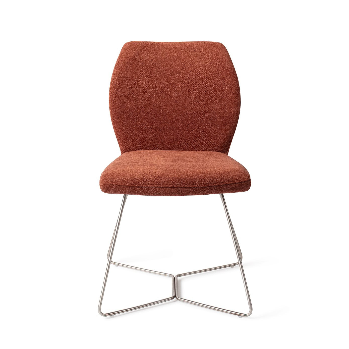 Jesper Home Ikata Cosy Copper Eetkamerstoel - Beehive Steel - KwaliteitWonen.nl