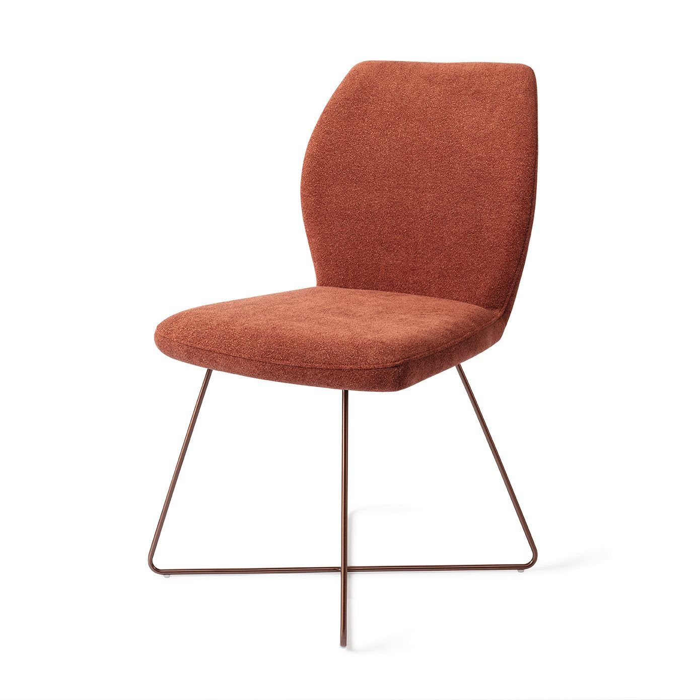 Jesper Home Ikata Cosy Copper Eetkamerstoel - Cross Rose - KwaliteitWonen.nl