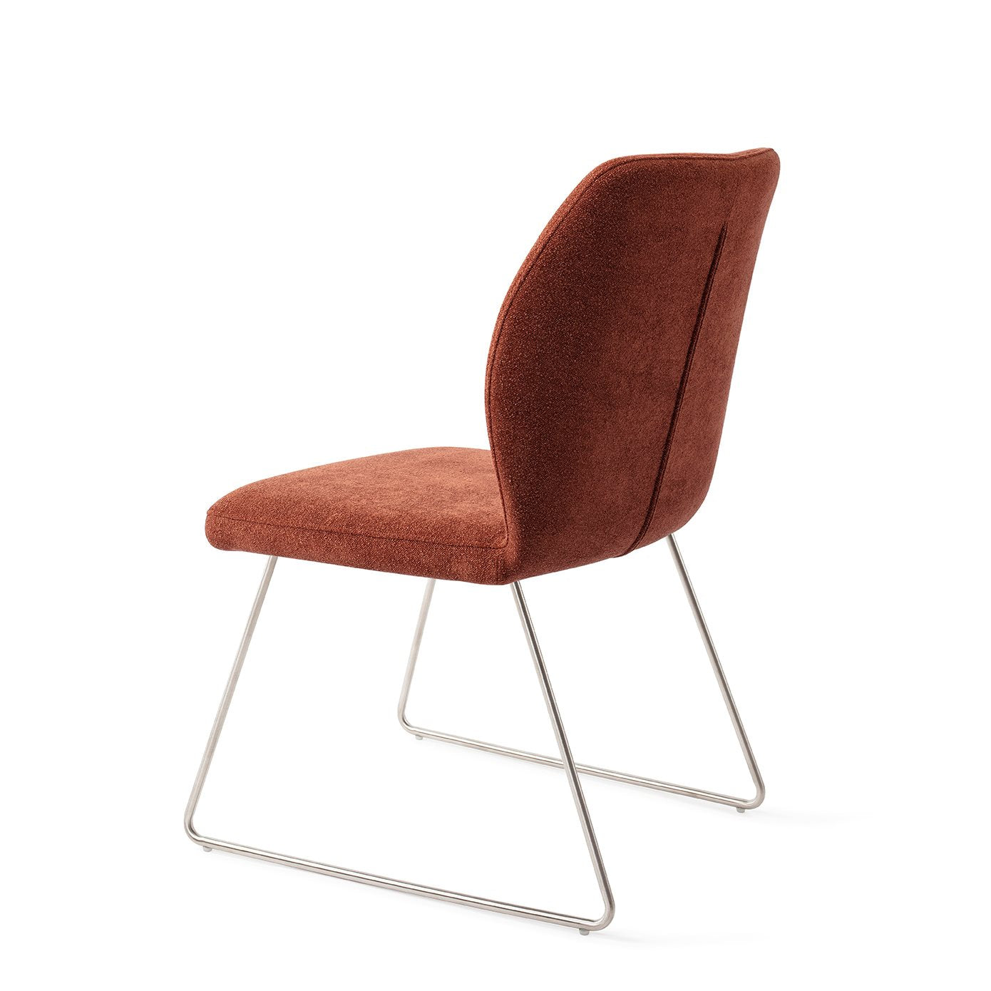 Jesper Home Ikata Cosy Copper Eetkamerstoel - Slide Steel - KwaliteitWonen.nl