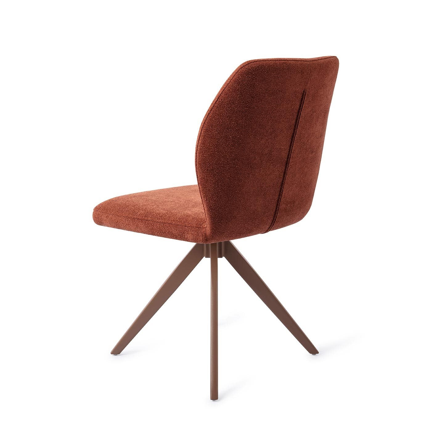 Jesper Home Ikata Cosy Copper Eetkamerstoel - Turn Brown - KwaliteitWonen.nl
