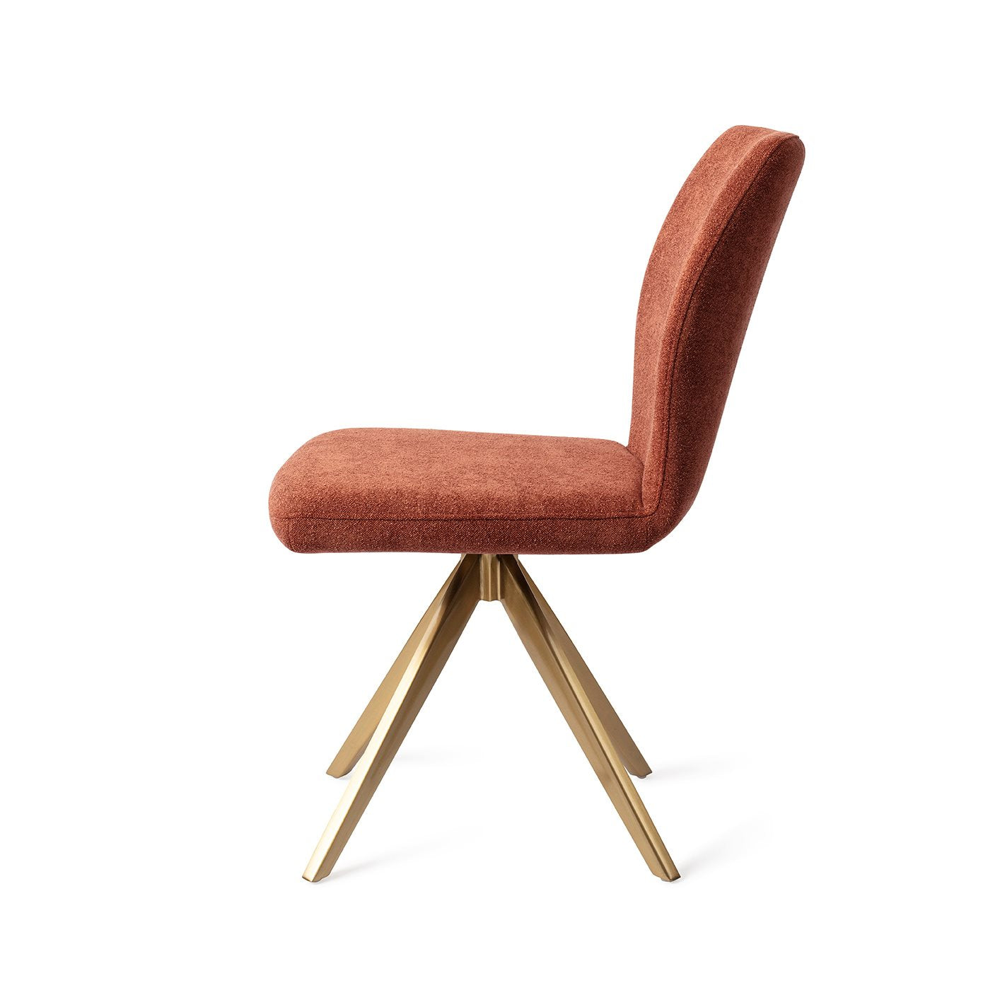 Jesper Home Ikata Cosy Copper Eetkamerstoel - Turn Gold - KwaliteitWonen.nl