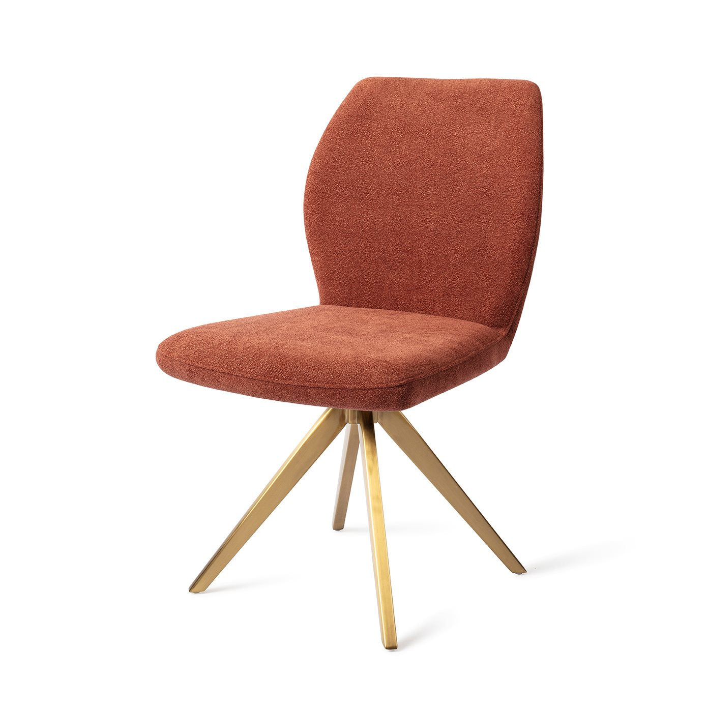 Jesper Home Ikata Cosy Copper Eetkamerstoel - Turn Gold - KwaliteitWonen.nl