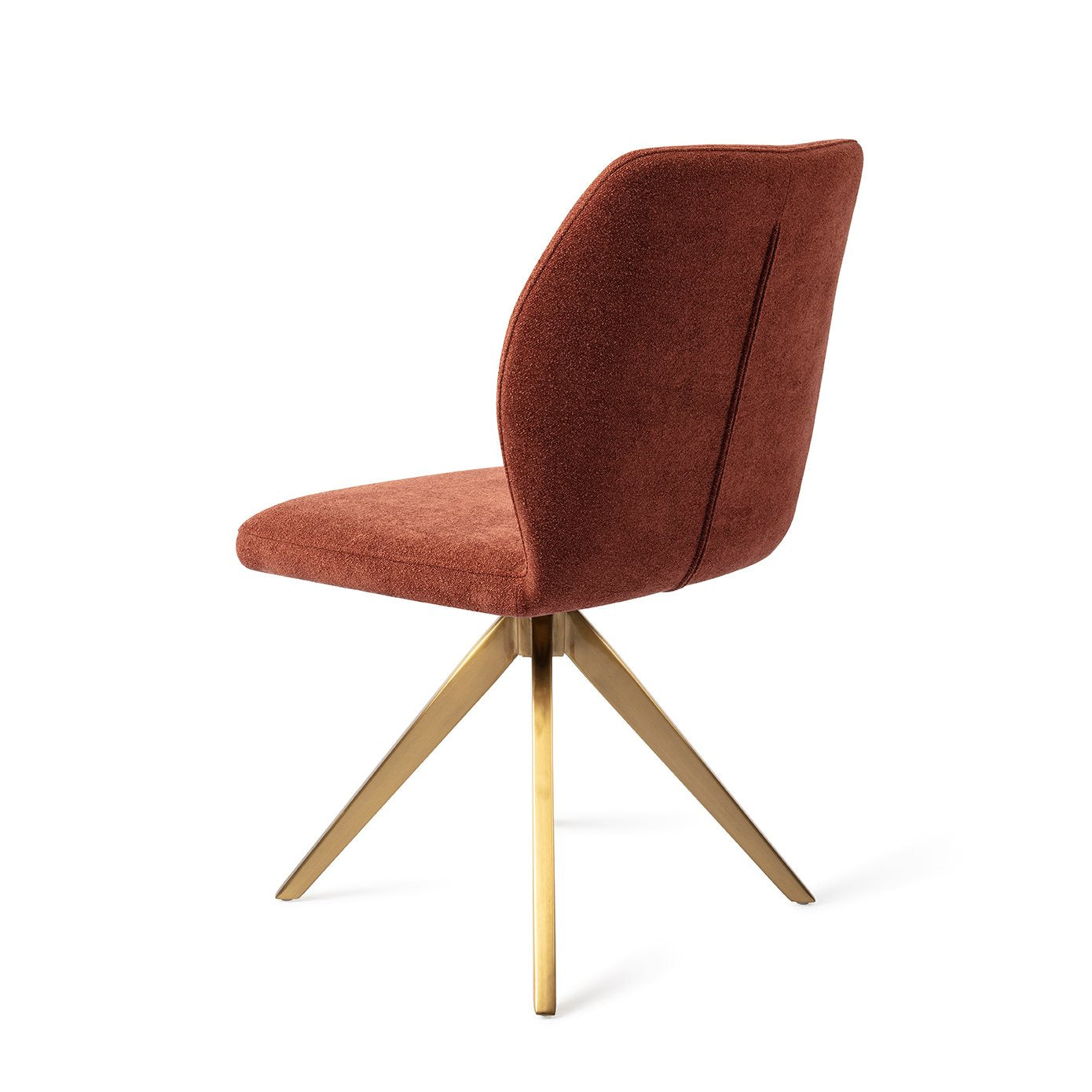 Jesper Home Ikata Cosy Copper Eetkamerstoel - Turn Gold - KwaliteitWonen.nl