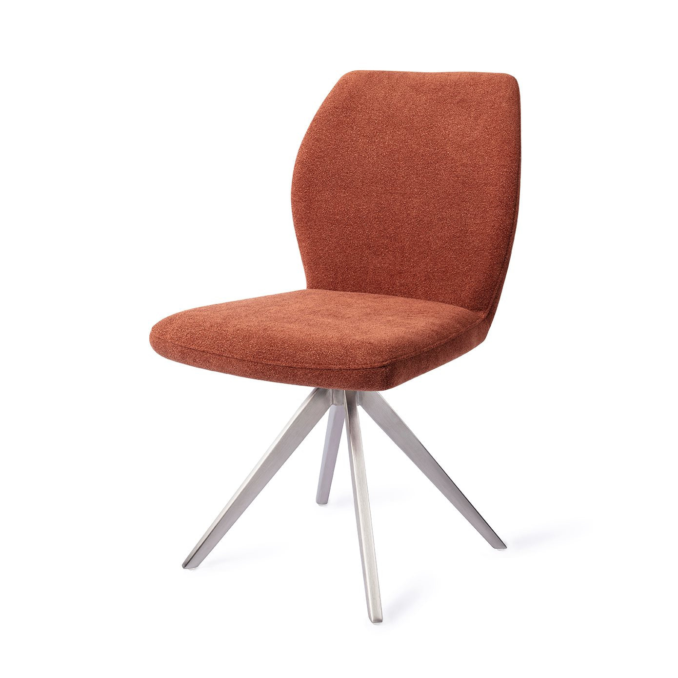 Jesper Home Ikata Cosy Copper Eetkamerstoel - Turn Steel - KwaliteitWonen.nl