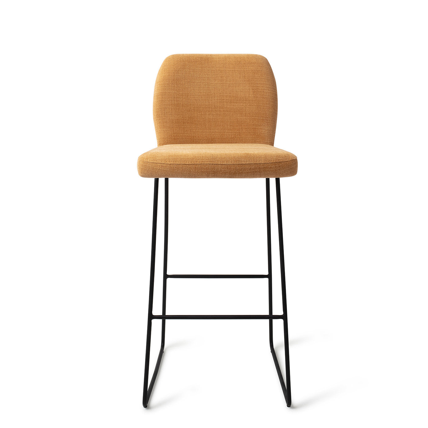 Jesper Home Ikata Honey Harvest Barkruk (H) - Bar Slide Black - KwaliteitWonen.nl
