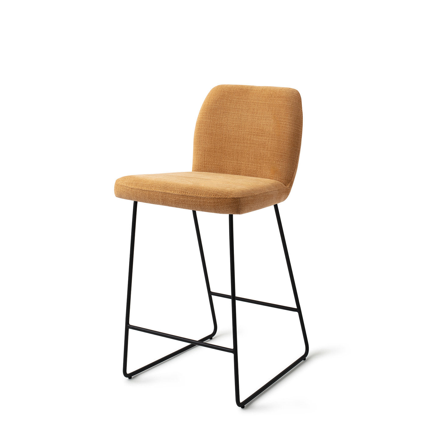 Jesper Home Ikata Honey Harvest Barkruk (L) - Counter Slide Black - KwaliteitWonen.nl