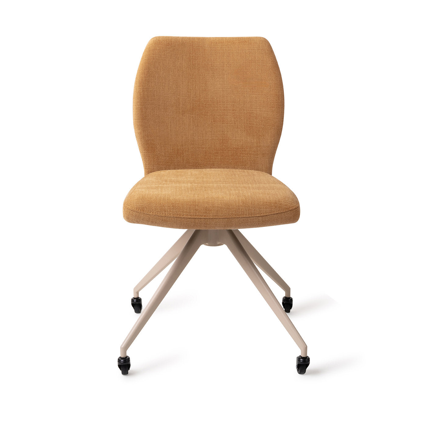 Jesper Home Ikata Honey Harvest Eetkamerstoel - Glide Beige - KwaliteitWonen.nl