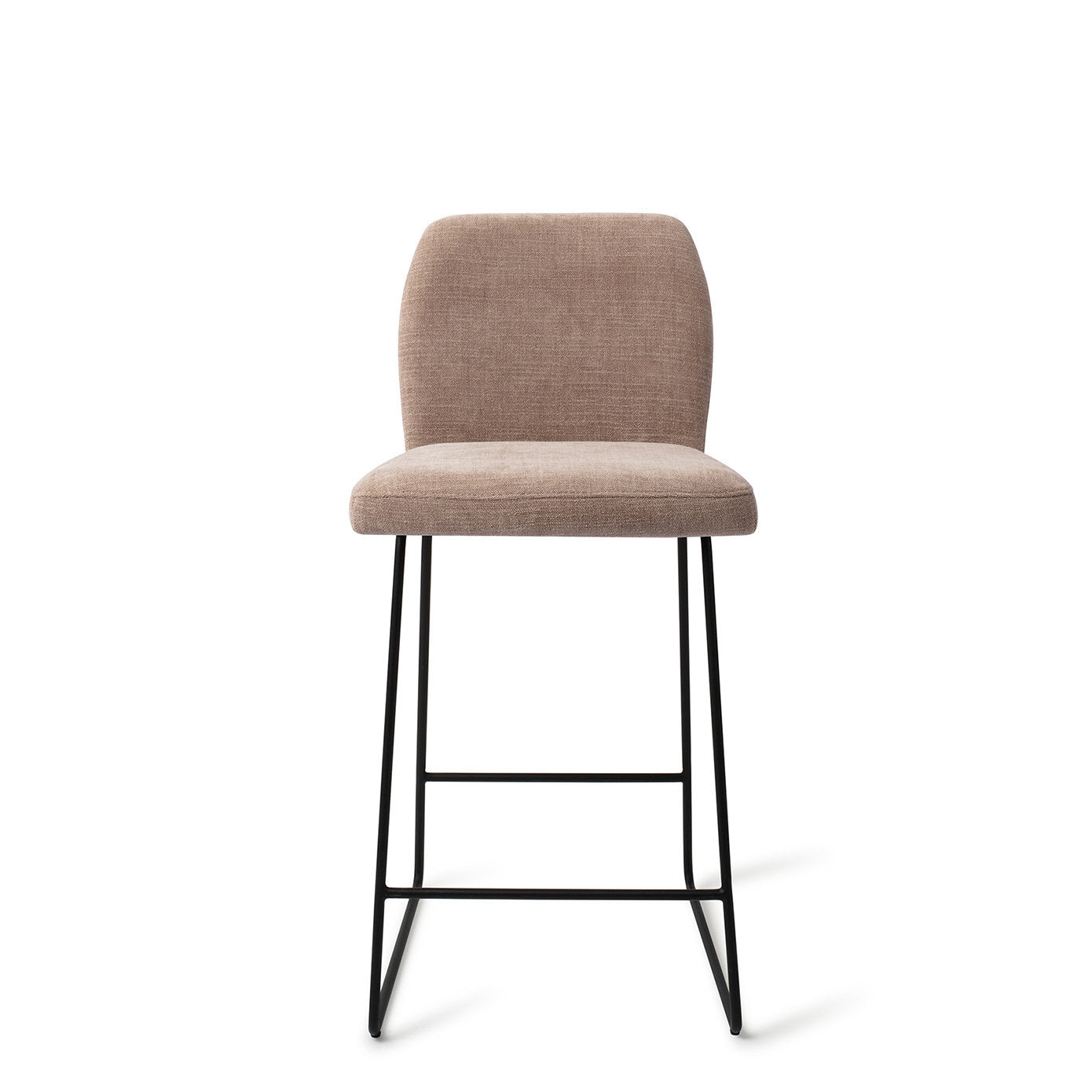 Jesper Home Ikata Mocha Mist Barkruk (L) - Counter Slide Black - KwaliteitWonen.nl