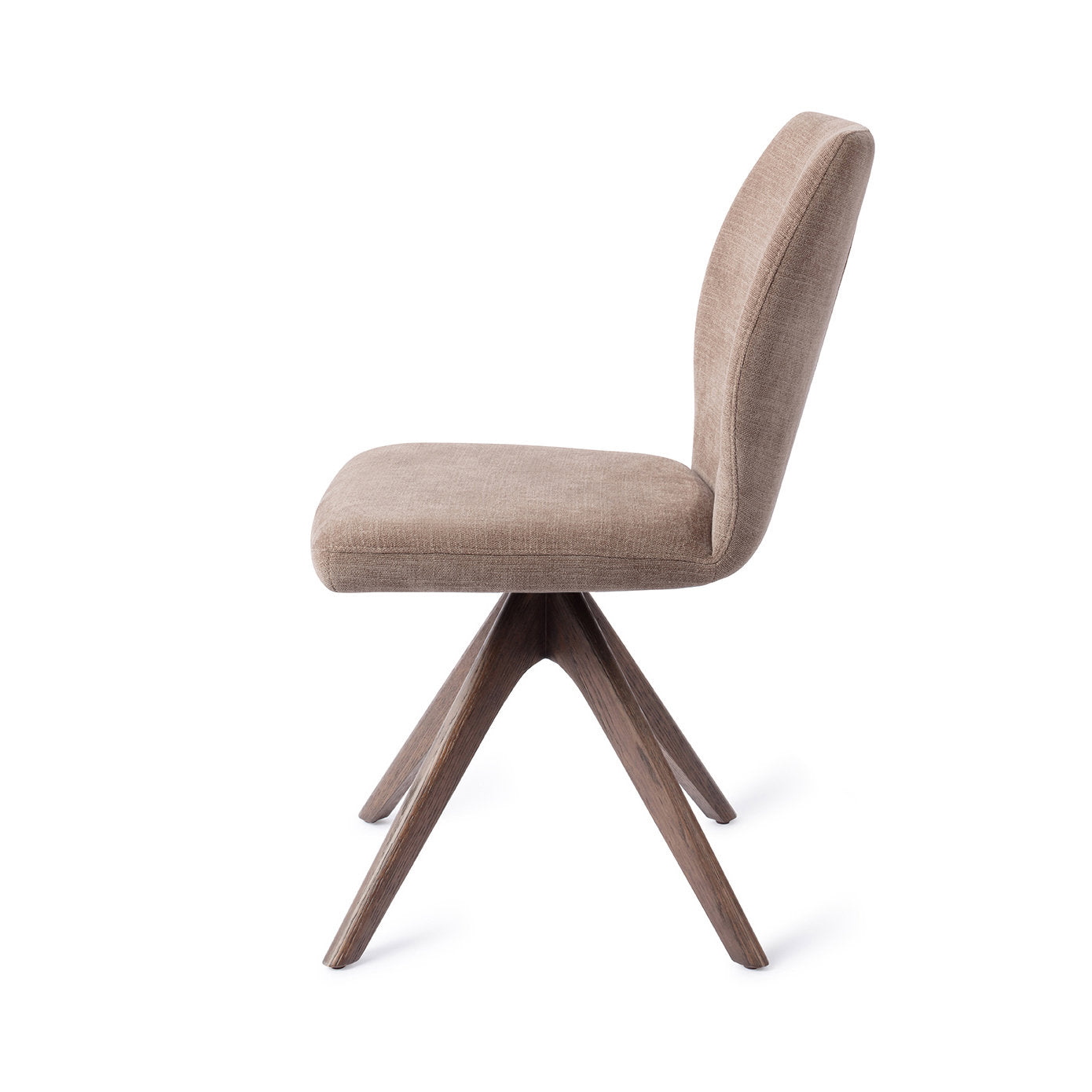 Jesper Home Ikata Mocha Mist Eetkamerstoel - Revolve Oak Walnut - KwaliteitWonen.nl
