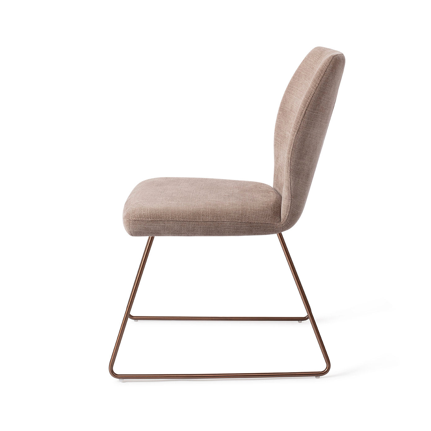 Jesper Home Ikata Mocha Mist Eetkamerstoel - Slide Rose - KwaliteitWonen.nl