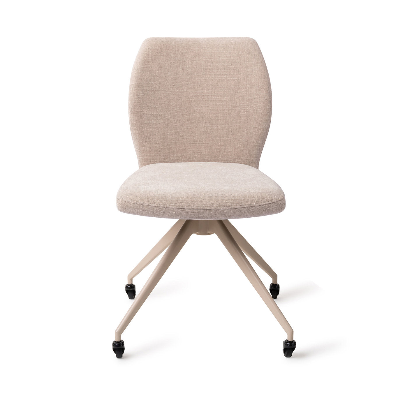 Jesper Home Ikata Sand Strand Eetkamerstoel - Glide Beige - KwaliteitWonen.nl