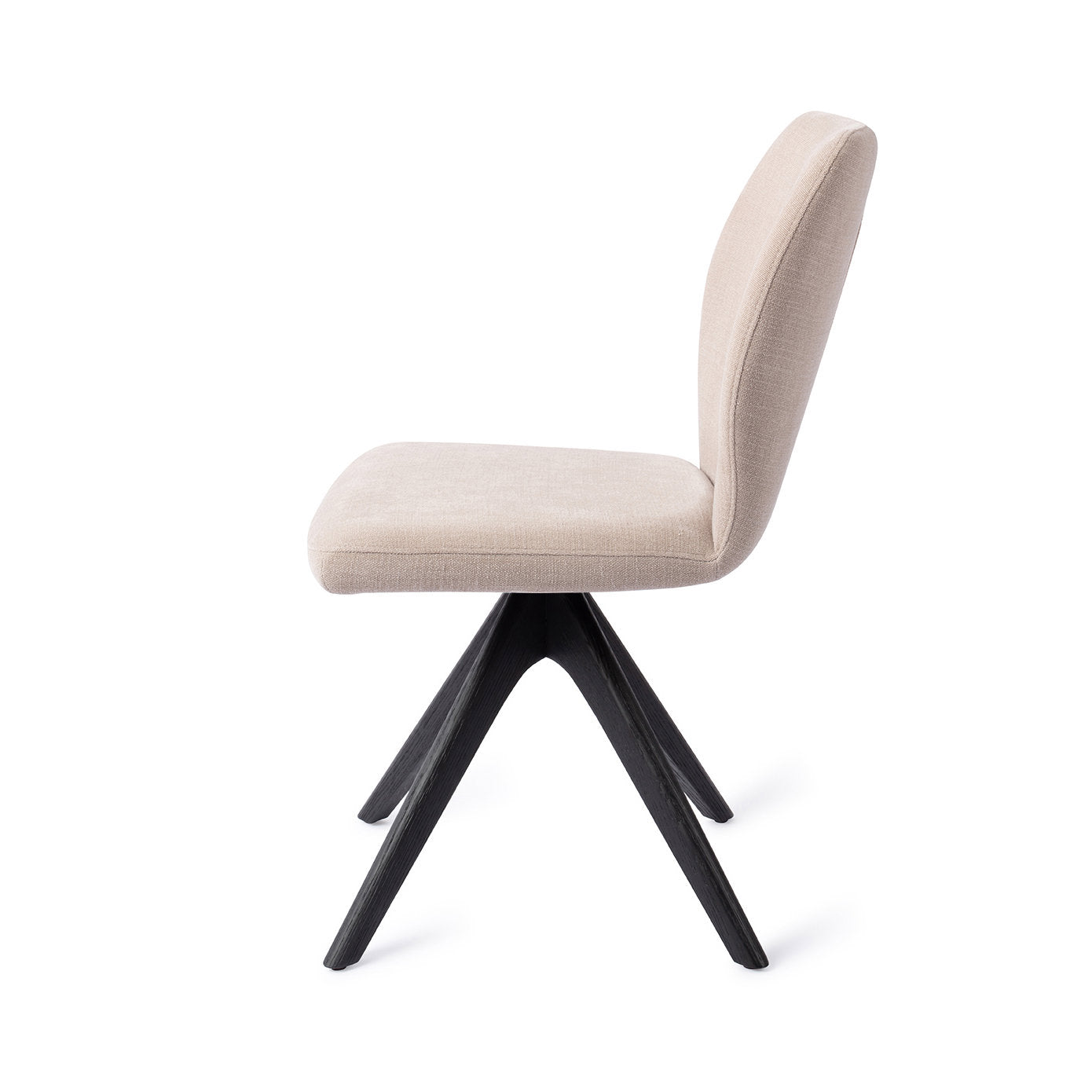 Jesper Home Ikata Sand Strand Eetkamerstoel - Revolve Oak Black - KwaliteitWonen.nl
