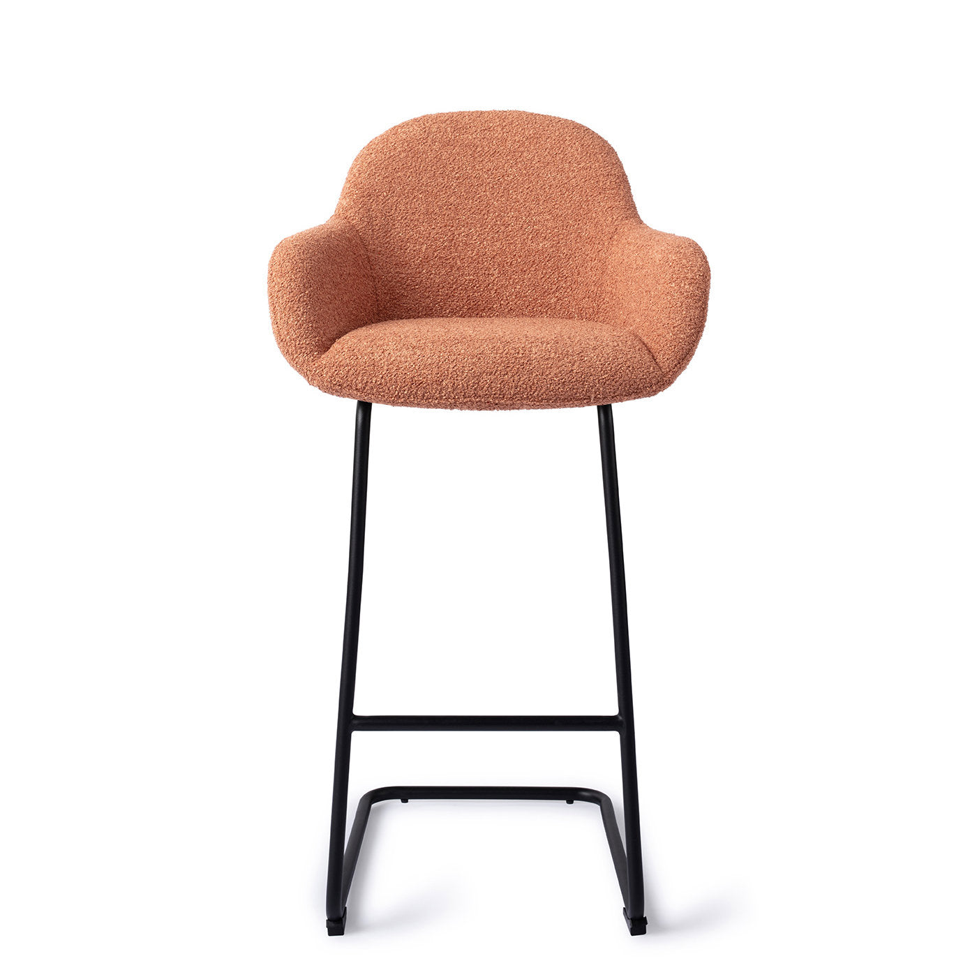 Jesper Home Kushi Amber Autumn Barkruk (H) - Bar Arch Black - KwaliteitWonen.nl