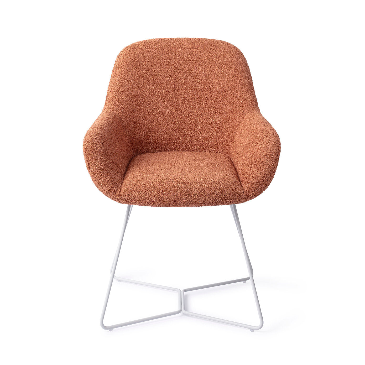 Jesper Home Kushi Amber Autumn Eetkamerstoel - Beehive White - KwaliteitWonen.nl