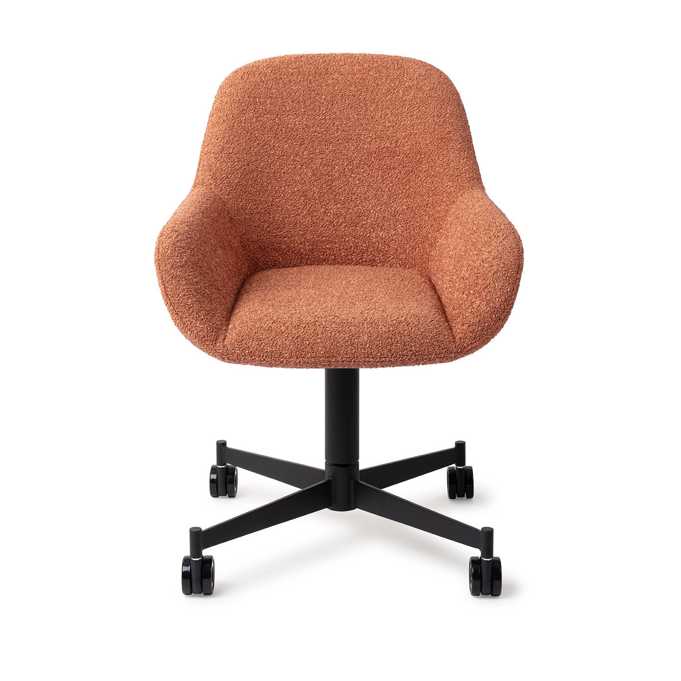 Jesper Home Kushi Amber Autumn Eetkamerstoel - Caster Black - KwaliteitWonen.nl