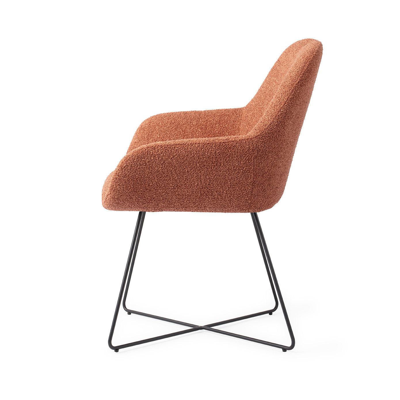 Jesper Home Kushi Amber Autumn Eetkamerstoel - Cross Black - KwaliteitWonen.nl