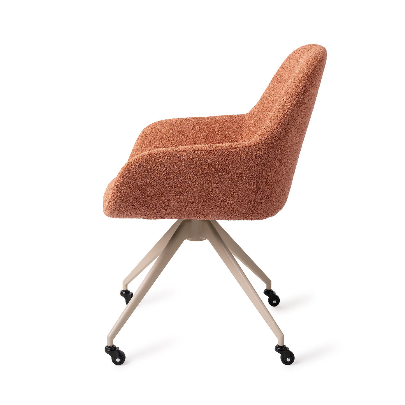 Jesper Home Kushi Amber Autumn Eetkamerstoel - Glide Beige - KwaliteitWonen.nl