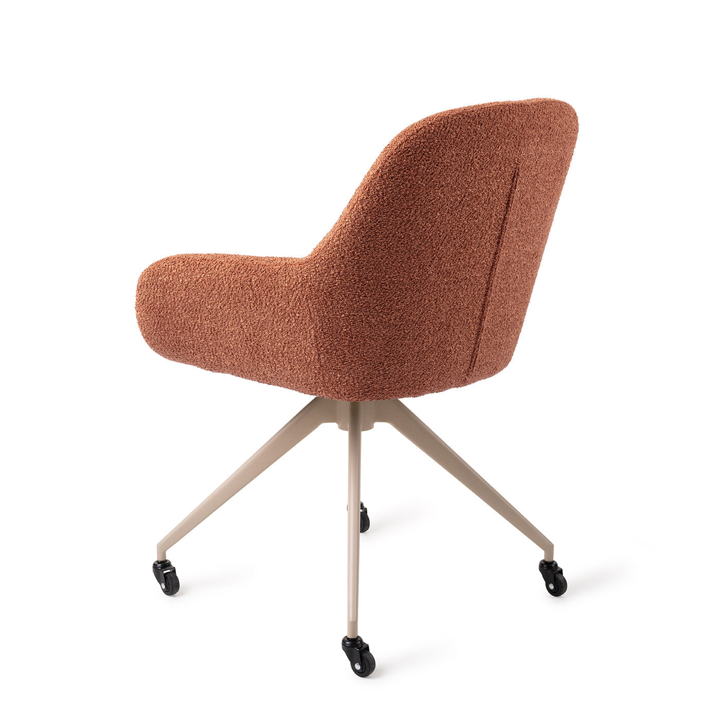 Jesper Home Kushi Amber Autumn Eetkamerstoel - Glide Beige - KwaliteitWonen.nl