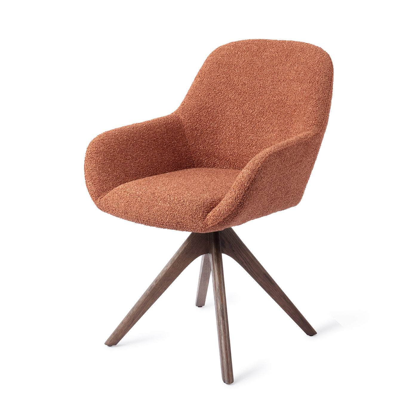 Jesper Home Kushi Amber Autumn Eetkamerstoel - Revolve Oak Walnut - KwaliteitWonen.nl